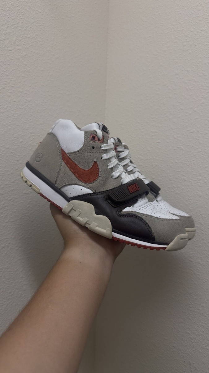 Rare 2015 Brown Fragment Design x Air Trainer Mid SP “French Open” Size  Men