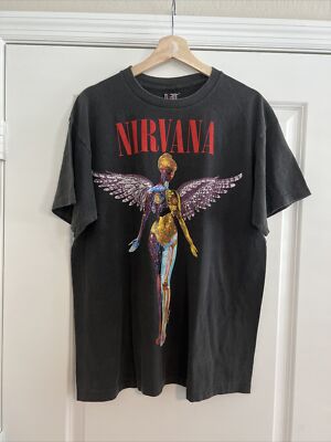 Nirvana In Utero T-Shirt Size XL Vintage Reprint Single Nirvana In Utero T-Shirt Size XL Vintage Reprint Single