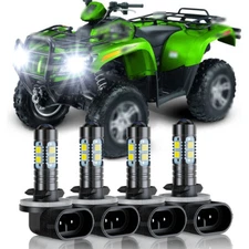 Fits ARCTIC CAT 400 500 650 700 Headlight HI/ Lo Beam Light Bulb 6000k white 881