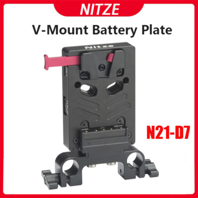 NITZE N21-D7 V Mount Battery Plate Adapter V-lock All V-mount Battery Universal