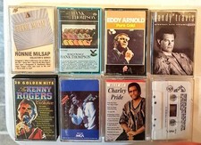 Country Music Cassette Tape LOT Conway Twitty Charley Pride Kenny Rogers  more