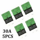 5pcs 30 Amp Circuit Breakers ATC/ATO Blade Fuse Resettable Car Boat Marine Truck