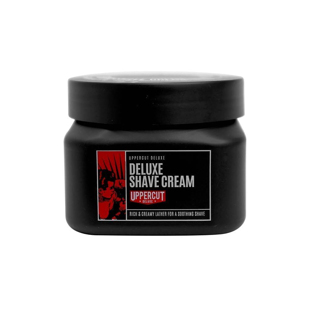 Uppercut Deluxe Deluxe Shave Cream, Aiuta a Prevenire le Irritazioni da (E7n)