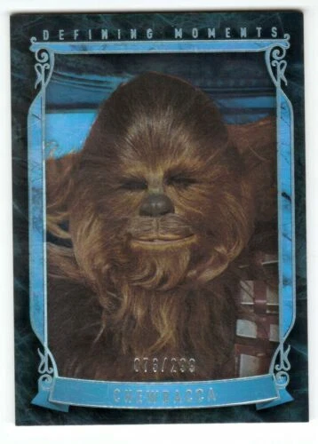 Chewbacca Star Wars Collectable Trading Cards
