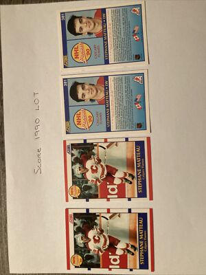 1990-91 Score Canadian Hockey #381 Stephane Matteau NHL  RC Rookie Flames Lot of