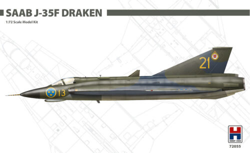 SAAB J-35F DRAKEN 1/72 scala Hobby (2000)