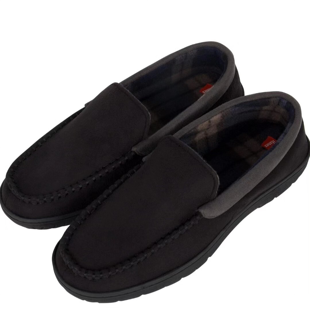 Hanes Men Moccassin slippers 