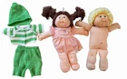 New ListingCabbage Patch Doll Brown Hair Brown Eyes Dimples + Blue Eyes Yellow Hair
