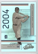 2004 Playoff Absolute Memorabilia 1220/1349 George Kell #73 HOF 0l2