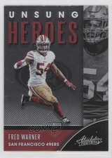 2020 Panini Absolute Unsung Heroes Fred Warner #UH-FW 11ng