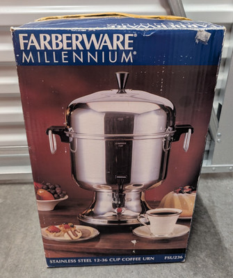 Farberware Automatic 12-36 Cup Stainless Electric Urn Percolator FSU 236
