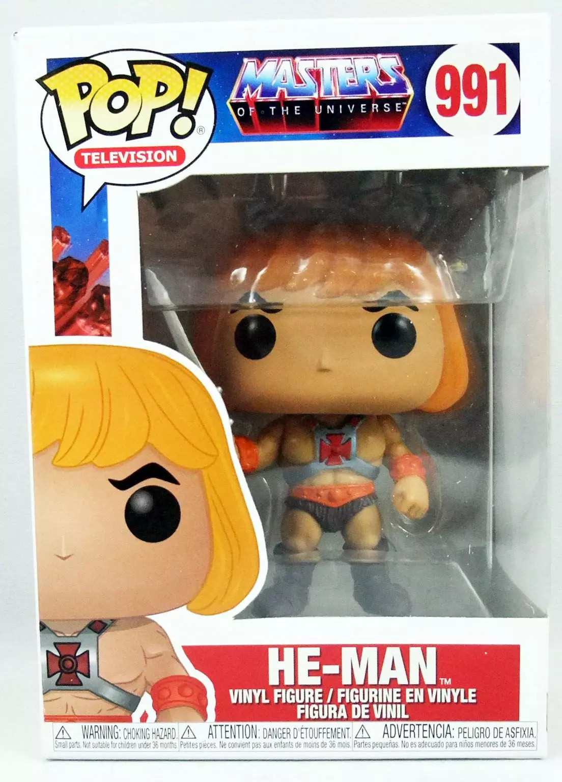 Figurine vinyle Funko POP He-Man 991 Les Maitres de l Univers collection rétro