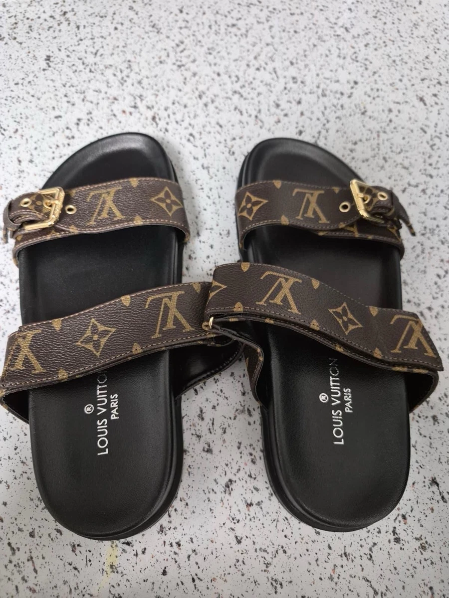 Louis Vuitton Slide Sandals for Women for sale | eBay
