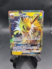Jolteon GX SM173 Full Art Promo Pokemon Card Sun Moon Black Star Standard Size on eBay