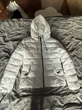 Winterjacke Steppjacke Größe M In Weiß