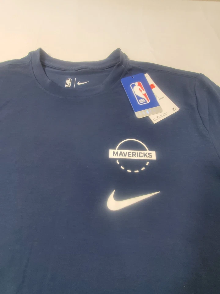 Nike Dallas Mavericks NBA Camiseta Para Hombre Grande Azul Manga Corta Dri Fit Nueva, Nueva Con Etiquetas Foto 3 de 4