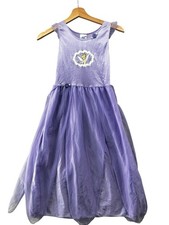 Disneyland Resort Tinker Bell Purple Sheer Dress Girls Size 10 Fairy Costume