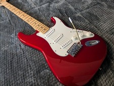 Fender Squier Affinity Strat Red, upgraded fender tuners fully set up