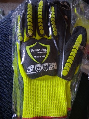 Armor Flex By Glove Safe A8 Safety Gloves Sz Sm