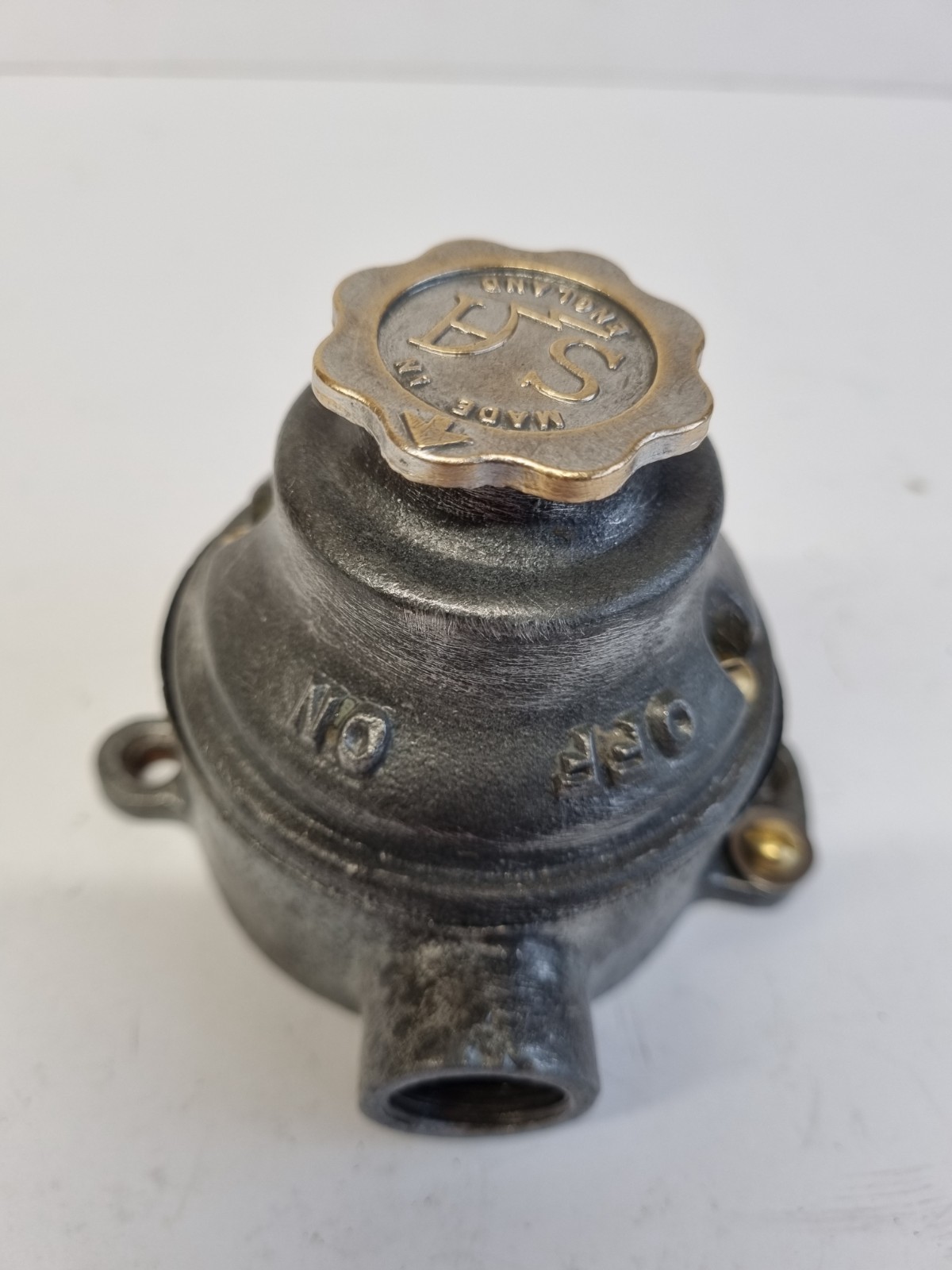 Refurbished SA Vintage Industrial Factory Rotary Light Switch 1 Gang 1 Way