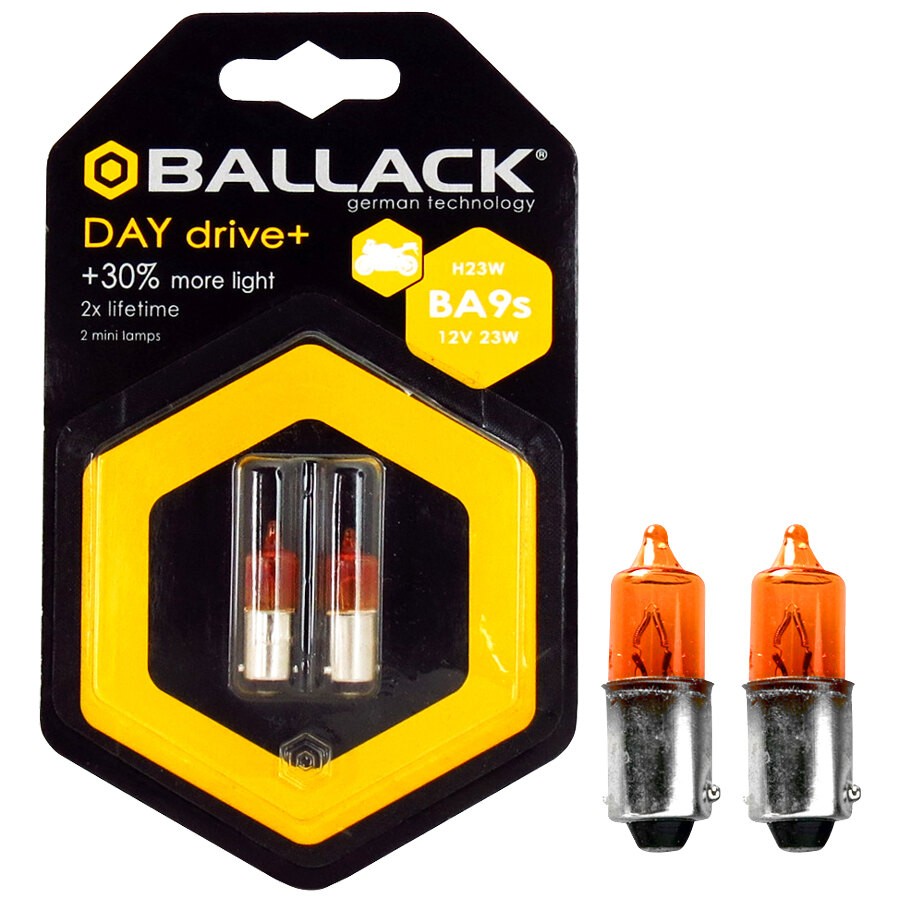 BALLACK Lamp. BA9S DAY Arancio 12V 23W 2pz