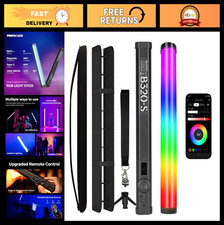 RGB Tube Light Stick - 5200mAh Magnetic LED Wand, 360  Color, 2500K-9900K, 21 Sc