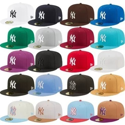 Men New York NYY MLB Yankees Basic 59FIFTY Fitted Cap - 5950 Baseball Hat IN BOX