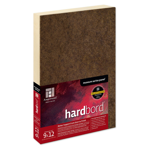 Hardboard Wood Painting Panel: Museum Series Hardbord, 9" x 12", 3/4 Inch Cra... - Picture 1 of 5