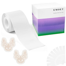 Transparency Boob Tape Kit -Boobtape for Breast Lift with Elk Nipple Covers and