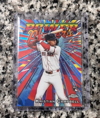 #ad #ad 2025 Topps Chrome Update Kristian Campbell Power Players RC #PP 27 Red Sox $1.50