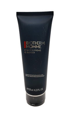NEW! Biotherm Homme Force Supreme Cleanser Instant & Exfoliating 4.22oz / 125ml