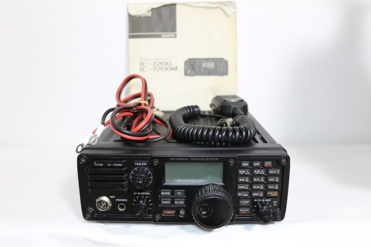 Icom Ic-7200 6m Transceiver 100w Mars Modification Slightly for