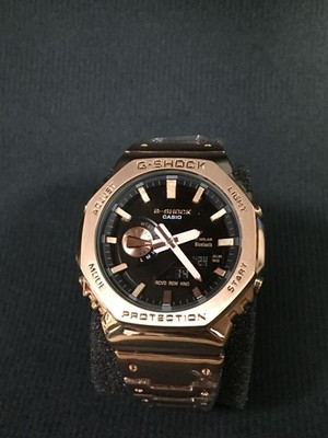 Casio G-Shock GM-B2100GD-5A Full Metal Tough Solar Black Dial Bronze Men Watch