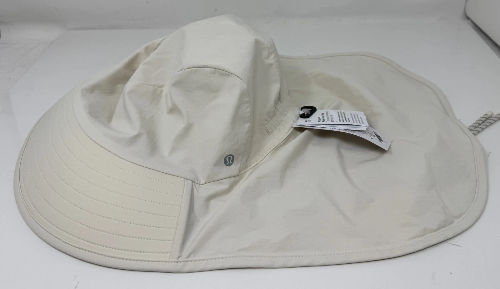 Lululemon ALL SPORT WIDE BRIM HAT Light Ivory SIZE L/XL