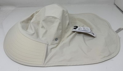 Lululemon ALL SPORT WIDE BRIM HAT Light Ivory  SIZE M/L