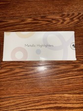 Metallic Highlighter Set Mr. Pen 12 Colors Glitter Markers for Art Supplies Kids