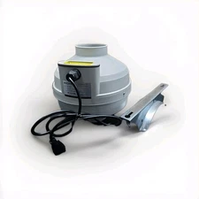MIDCVFRUN PF-100W1 - 4", 260 CFM Radon Mitigation System Inline Duct Fan