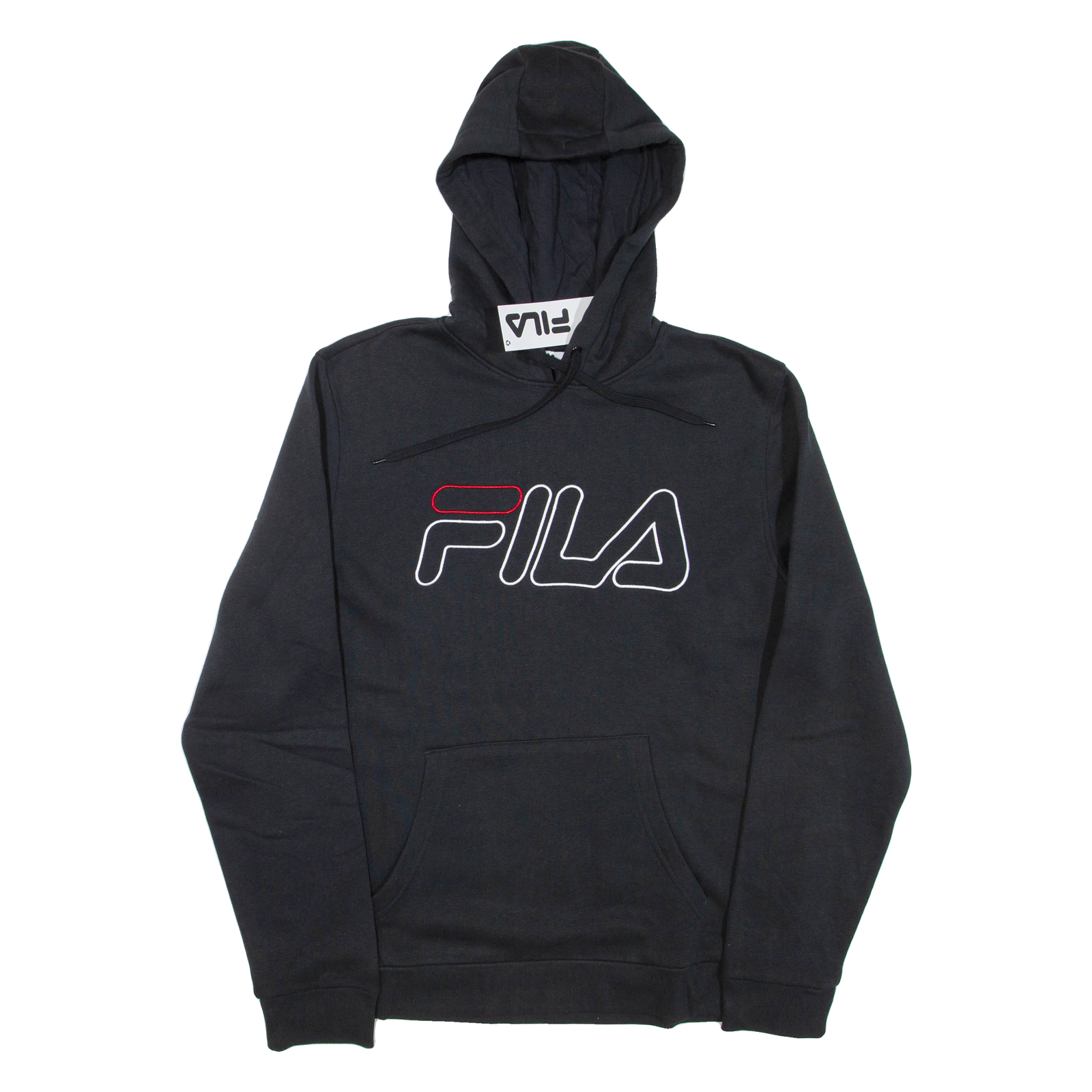 Felpa con cappuccio FILA uomo nera XL