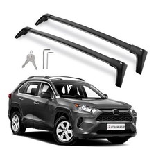 300LBS Roof Rack Cross Bars 2019-2025 RAV4 LE XLE Limited Anti-theft lock 