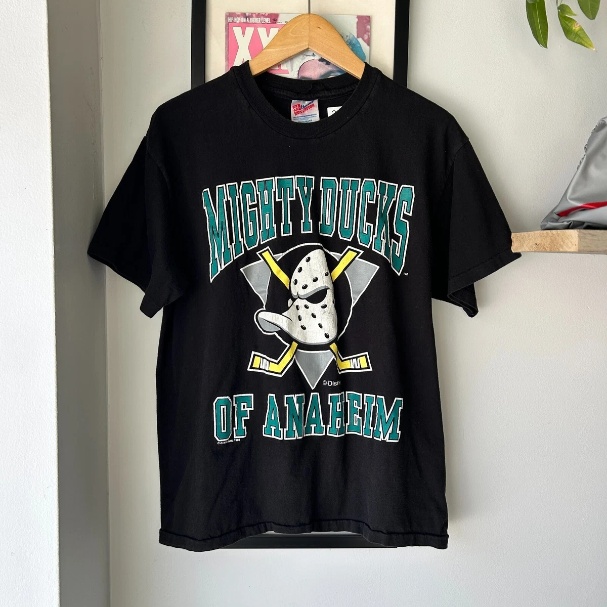 MAILLOT HOCKEY ICE Mighty Ducks d'Anaheim CMP Vintage 90'S Jersey - XL EUR 90,00 - FR