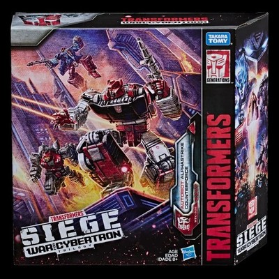 Transformers Generation Siege Deluxe WFC-S26 Alphastrike Counterforce 3er Pack