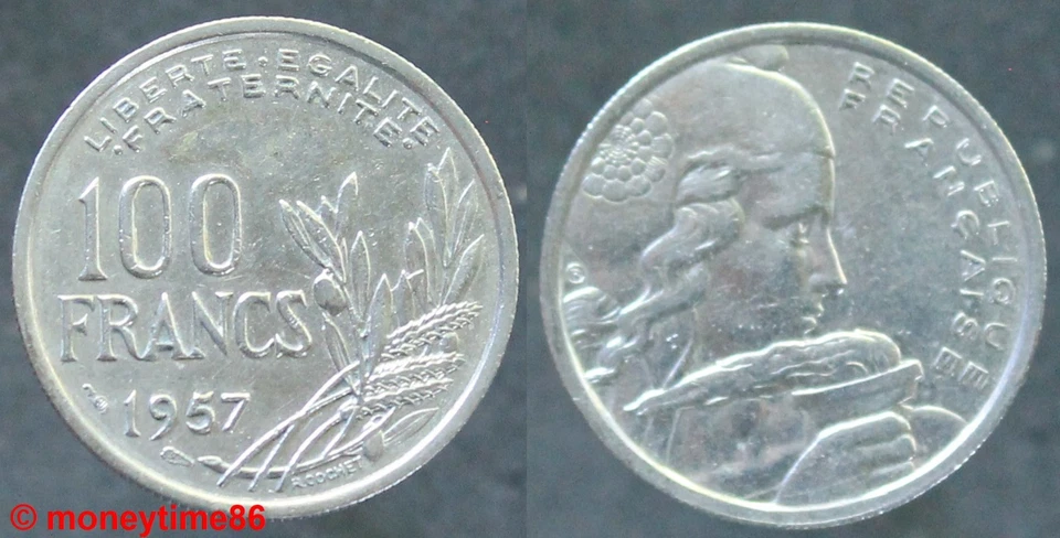 France ! Peu commune, 100 Francs Cochet 1957 en TB+ - Photo 1/1