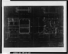 29. Photocopy of scale drawing from Station L office files, Portland,