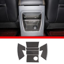 Genuine Carbon Fiber Rear Charging Port Sticker Decal For Ford Ranger 15-21