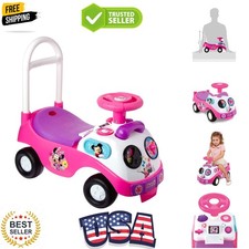 Minnie Mouse My First Activity Ride-on With Lights Sounds Steering Wheel T...