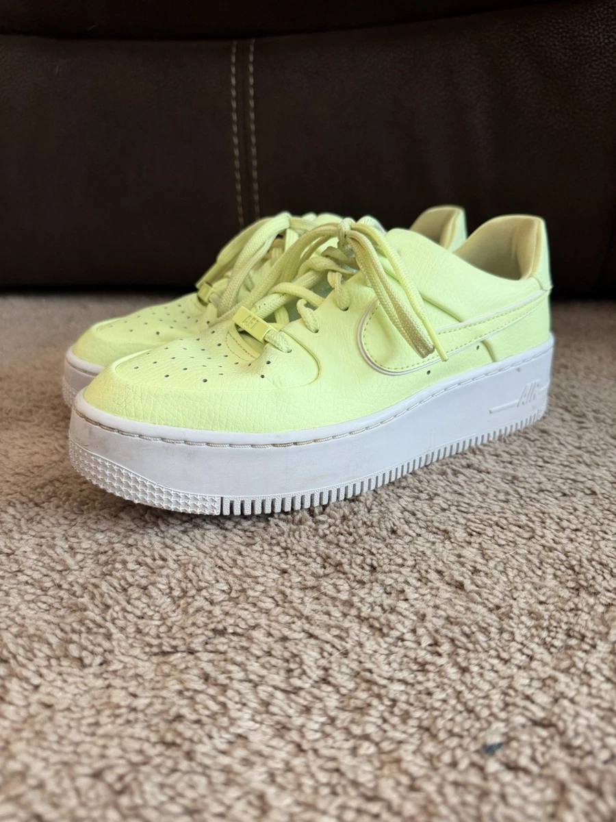 Nike Air Force 1 Sage Low Barely Volt W for sale | eBay