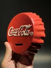 Antique Vintage Style Cast Iron Coca Cola Bottle Cap Coin Bank Atlanta Ga.