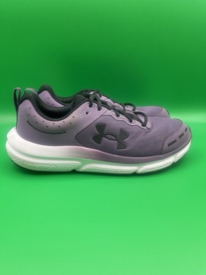 Under Armour Womens Charged Assert 10 Violet Running Shoe 3026179-500 SZ 8.5
