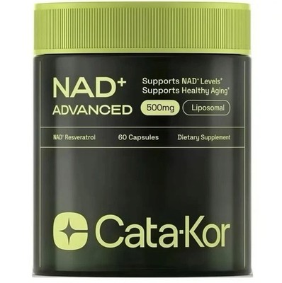 Cata-Kor NAD+ 500 Advanced - Nutritional Supplementing NAD with Resveratrol
