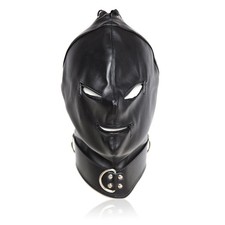Black Faux Leather BDSM Gimp